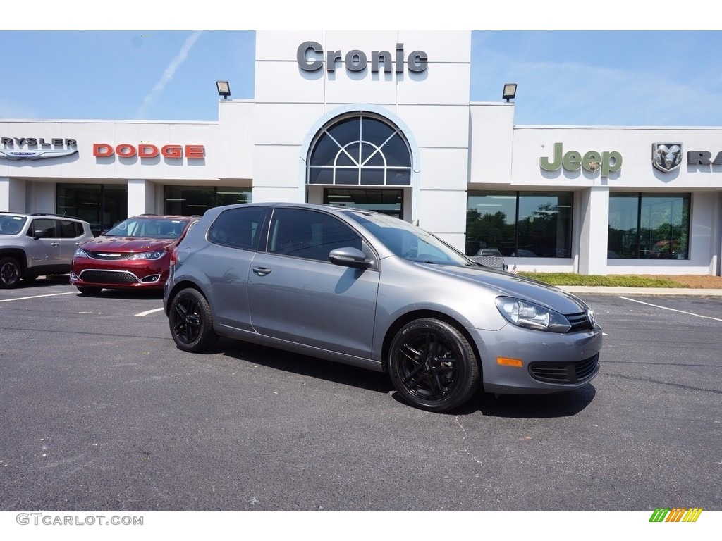 2013 Golf 2 Door - United Gray Metallic / Titan Black photo #1