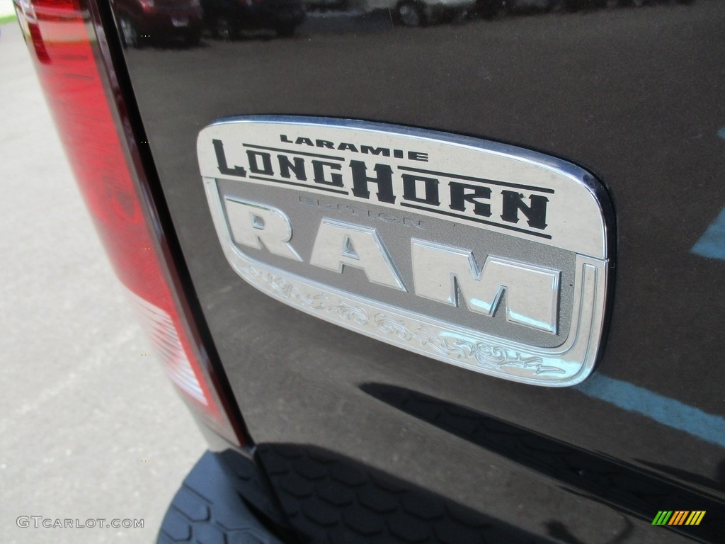2011 Ram 1500 Laramie Longhorn Crew Cab 4x4 - Rugged Brown Pearl / Light Pebble Beige/Bark Brown photo #9