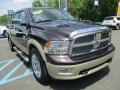 2011 Rugged Brown Pearl Dodge Ram 1500 Laramie Longhorn Crew Cab 4x4  photo #16