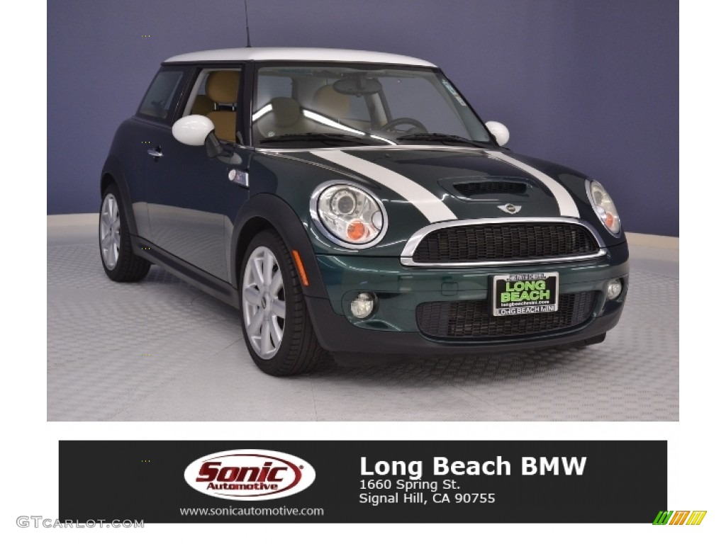 2007 Cooper S Hardtop - British Racing Green Metallic / Gravity Tuscan Beige photo #1