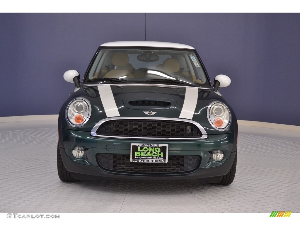 2007 Cooper S Hardtop - British Racing Green Metallic / Gravity Tuscan Beige photo #2