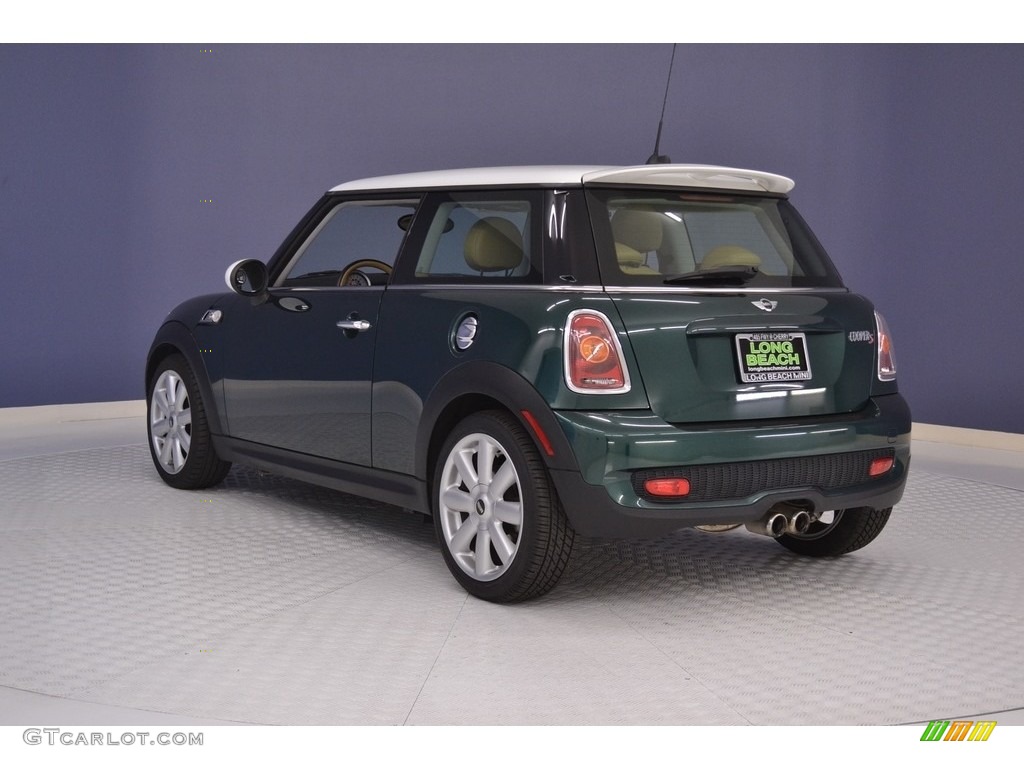 2007 Cooper S Hardtop - British Racing Green Metallic / Gravity Tuscan Beige photo #5