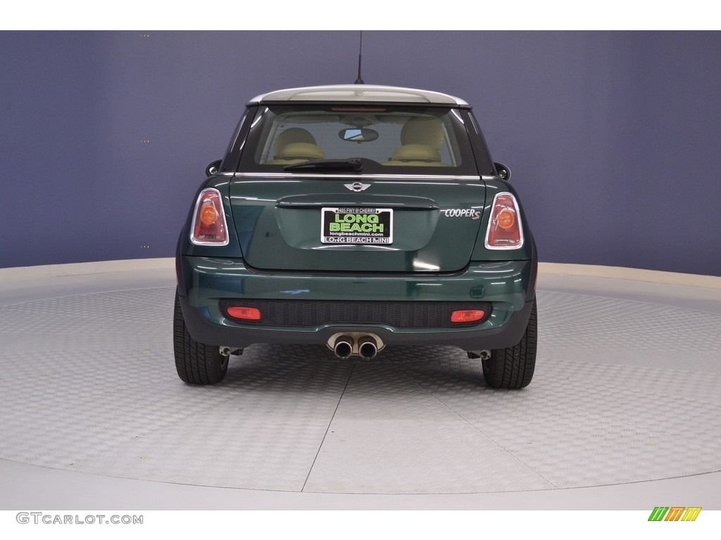 2007 Cooper S Hardtop - British Racing Green Metallic / Gravity Tuscan Beige photo #6