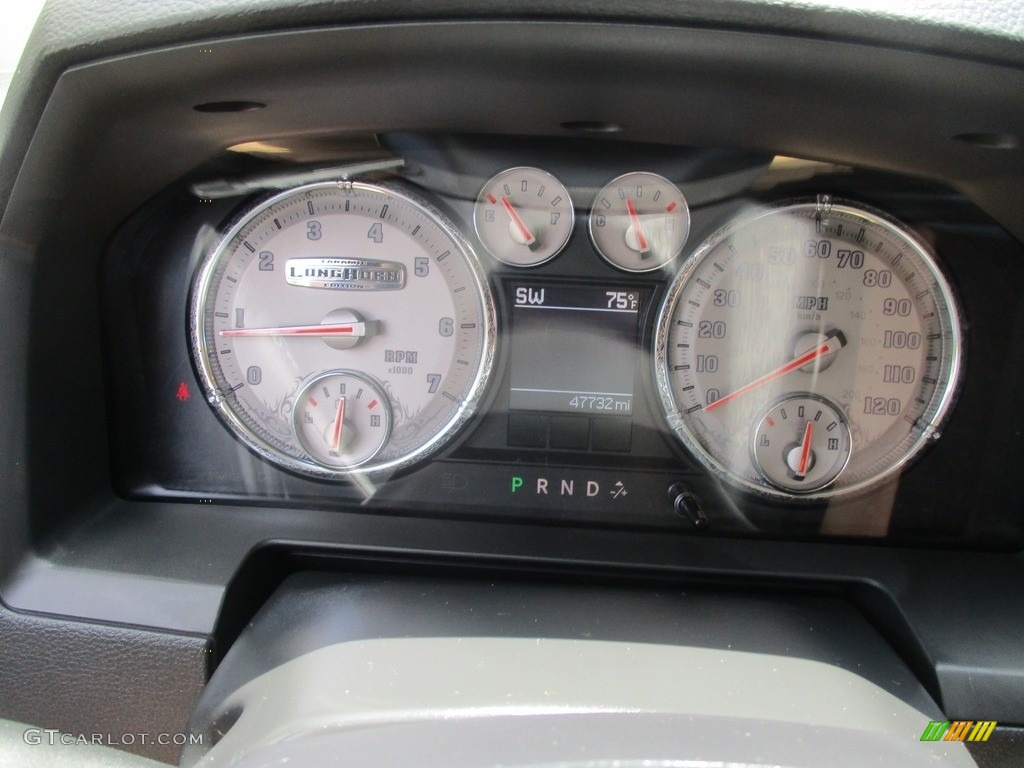 2011 Ram 1500 Laramie Longhorn Crew Cab 4x4 - Rugged Brown Pearl / Light Pebble Beige/Bark Brown photo #35