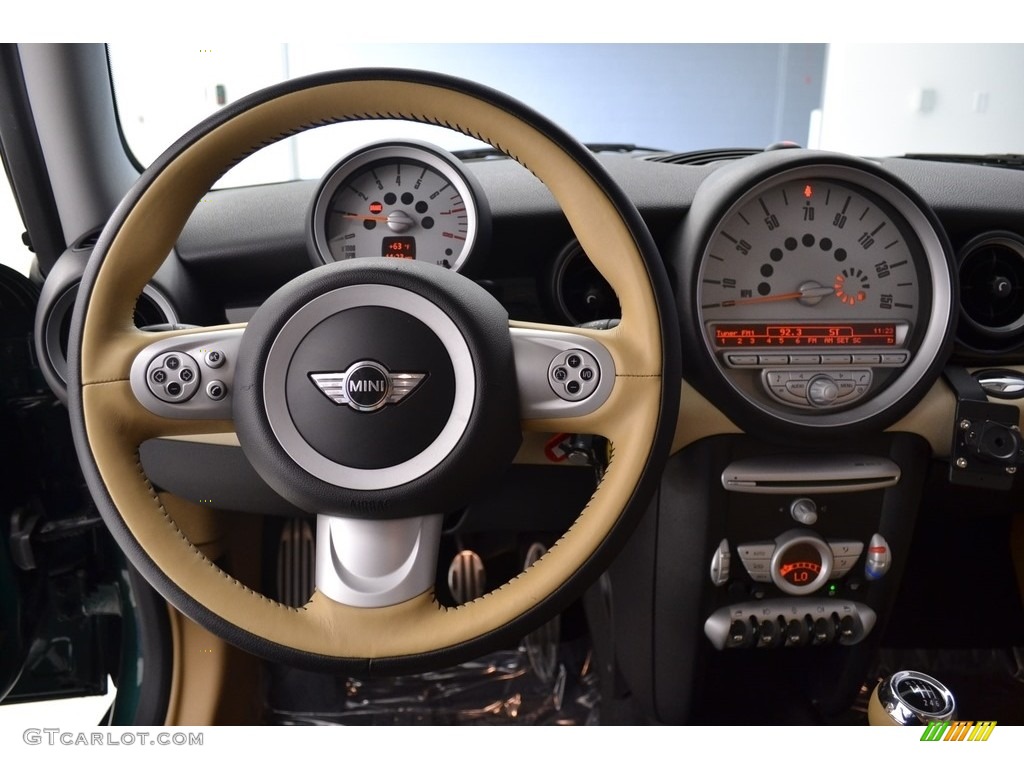 2007 Cooper S Hardtop - British Racing Green Metallic / Gravity Tuscan Beige photo #28