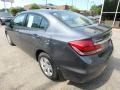 2013 Polished Metal Metallic Honda Civic LX Sedan  photo #3