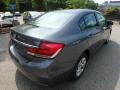 2013 Polished Metal Metallic Honda Civic LX Sedan  photo #5