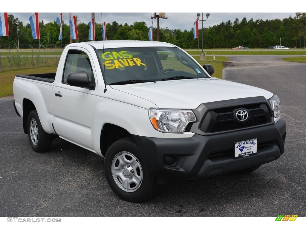Super White Toyota Tacoma