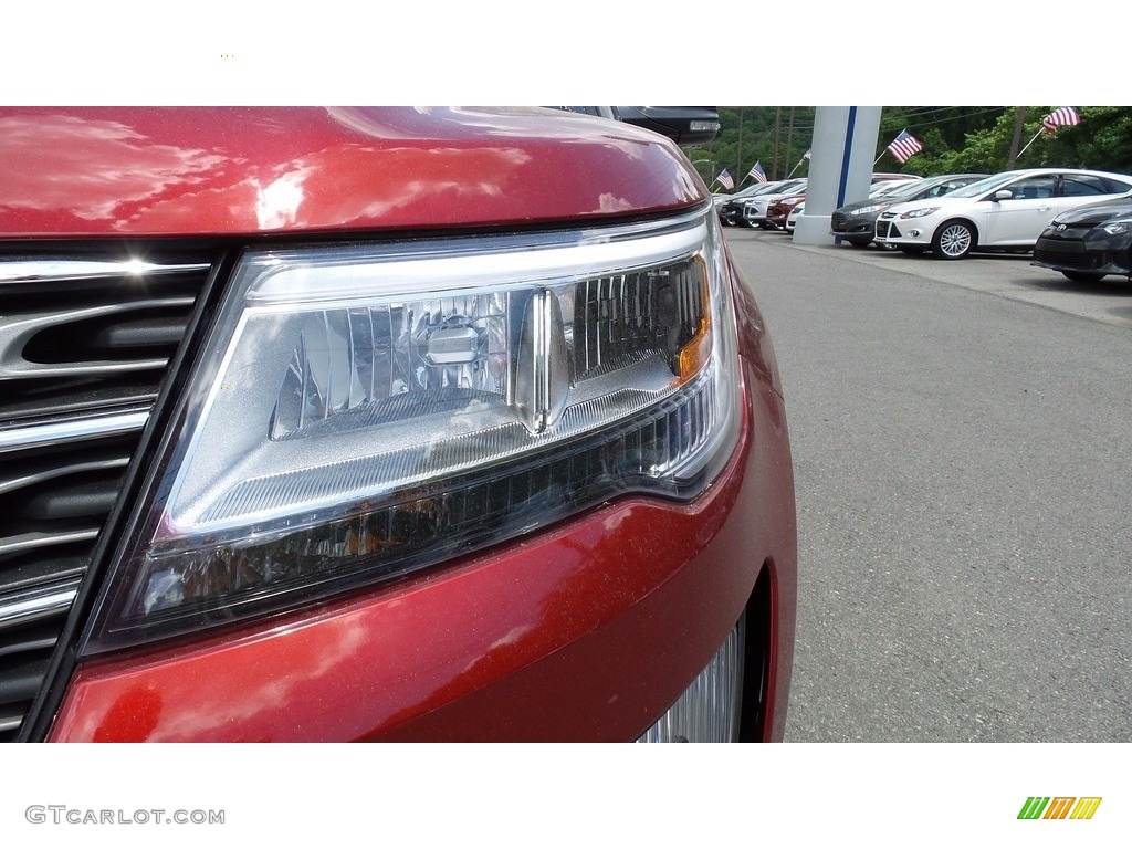 2016 Explorer XLT 4WD - Ruby Red Metallic Tri-Coat / Ebony Black photo #3