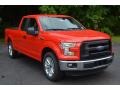 2016 Race Red Ford F150 XL SuperCab  photo #1
