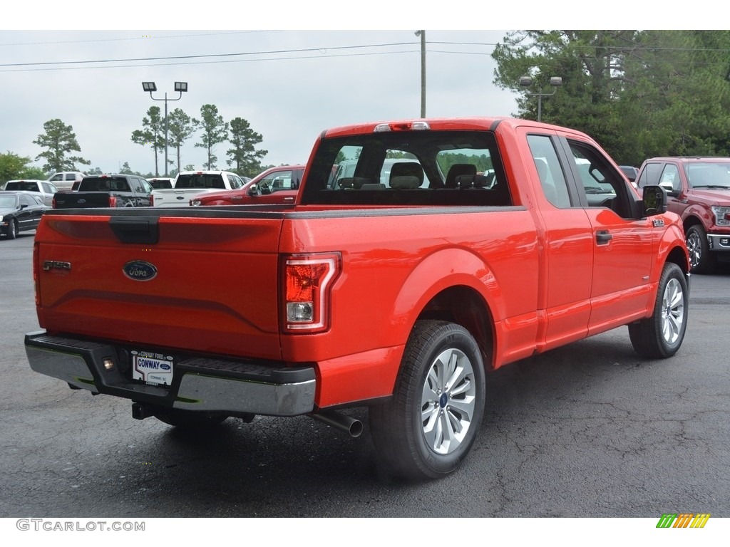 2016 F150 XL SuperCab - Race Red / Medium Earth Gray photo #3