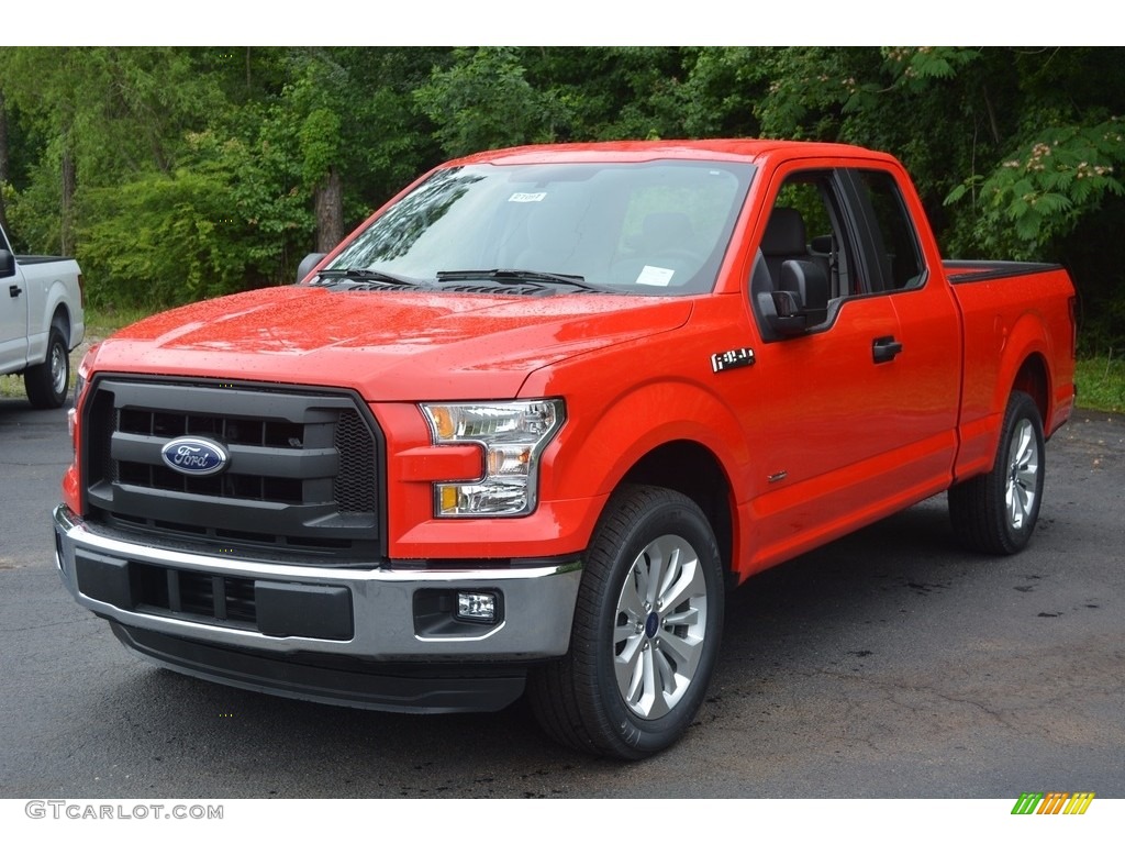 2016 F150 XL SuperCab - Race Red / Medium Earth Gray photo #9