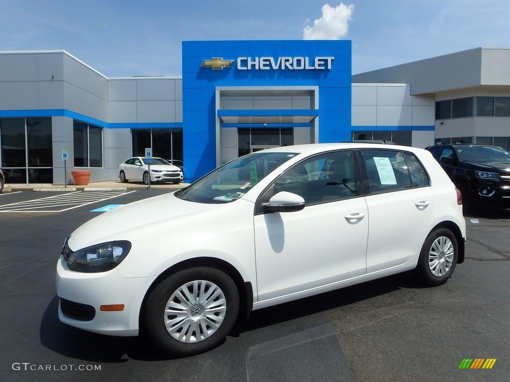 2012 Golf 4 Door - Candy White / Titan Black photo #1