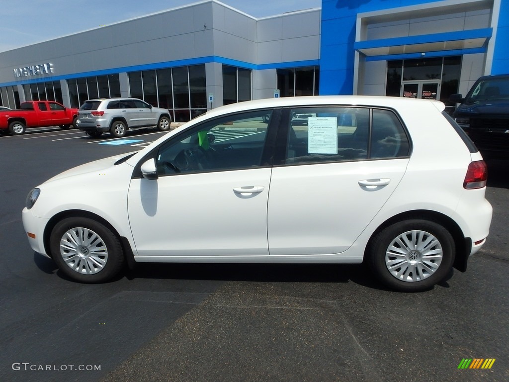 2012 Golf 4 Door - Candy White / Titan Black photo #3