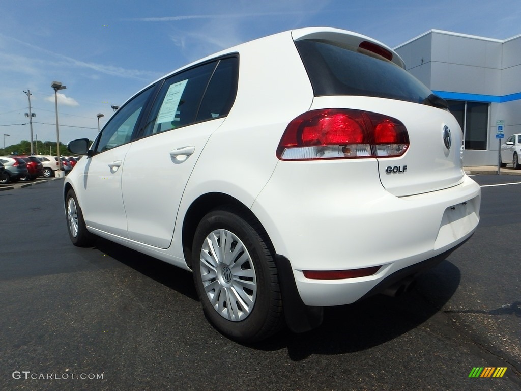 2012 Golf 4 Door - Candy White / Titan Black photo #5