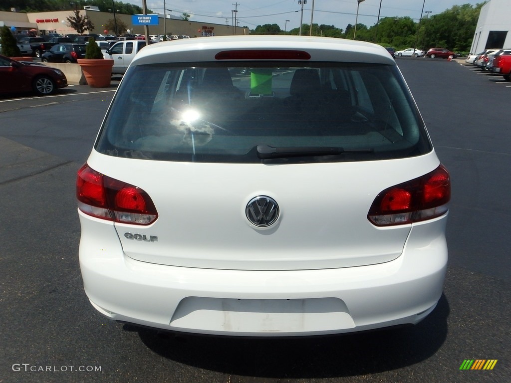 2012 Golf 4 Door - Candy White / Titan Black photo #6