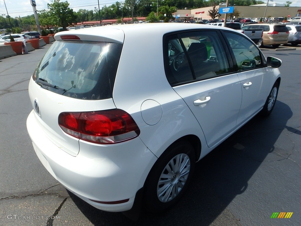 2012 Golf 4 Door - Candy White / Titan Black photo #7