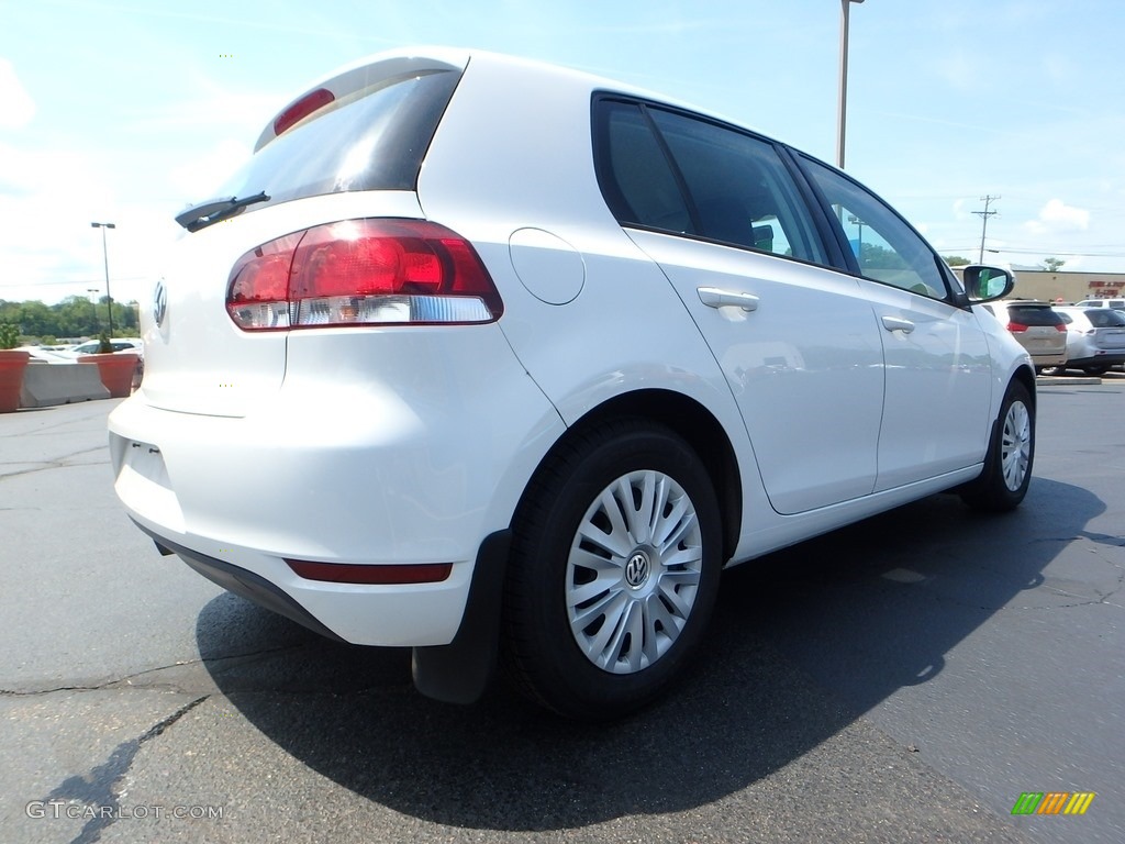 2012 Golf 4 Door - Candy White / Titan Black photo #8