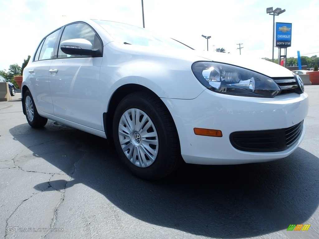 2012 Golf 4 Door - Candy White / Titan Black photo #11