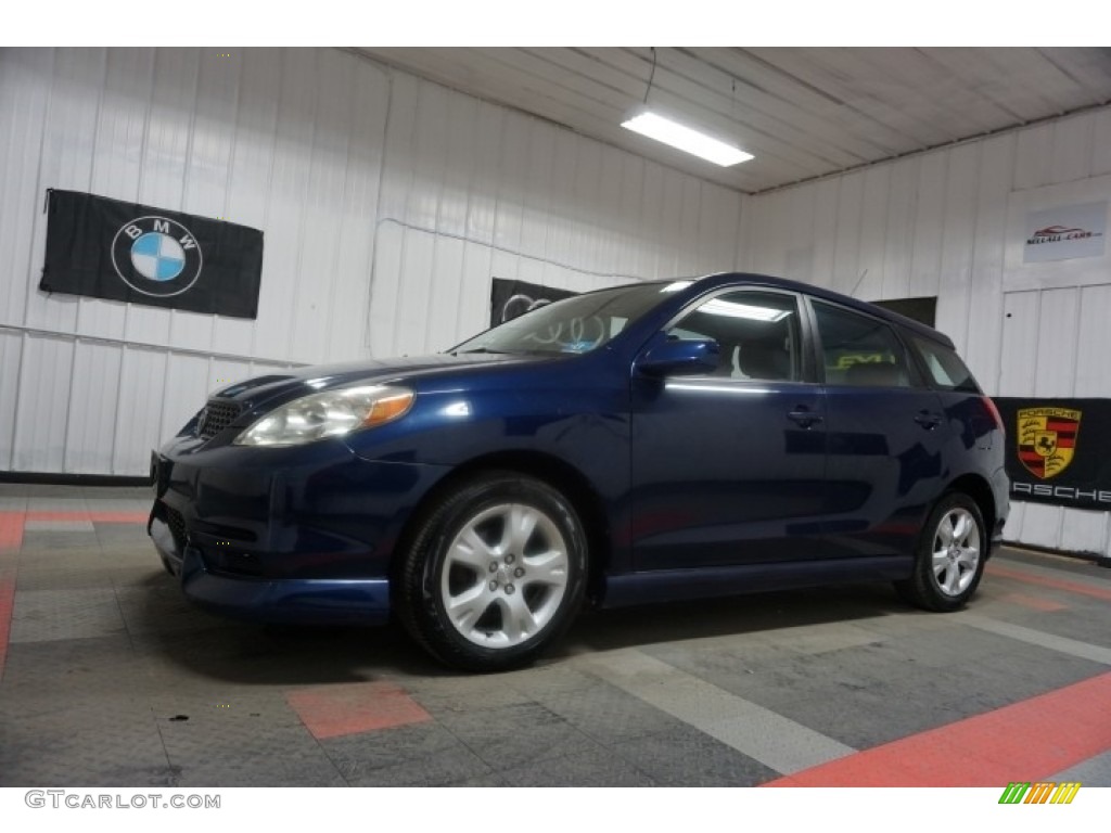 2003 Matrix XR - Indigo Ink Blue Metallic / Dark Gray photo #2