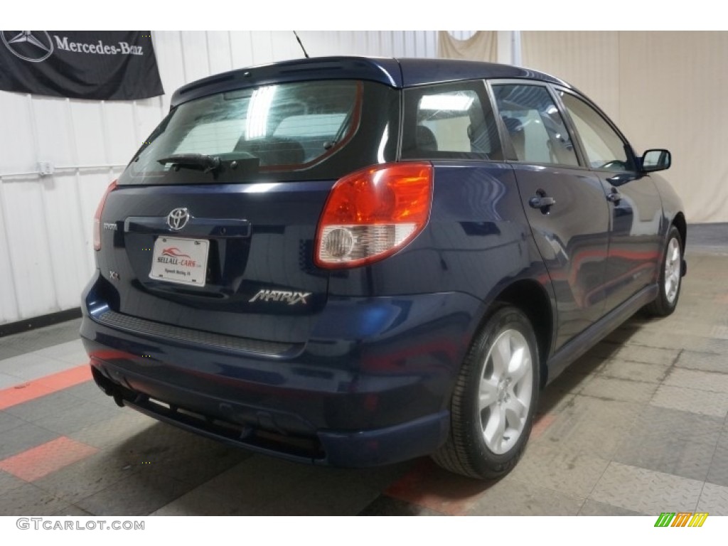 2003 Matrix XR - Indigo Ink Blue Metallic / Dark Gray photo #8