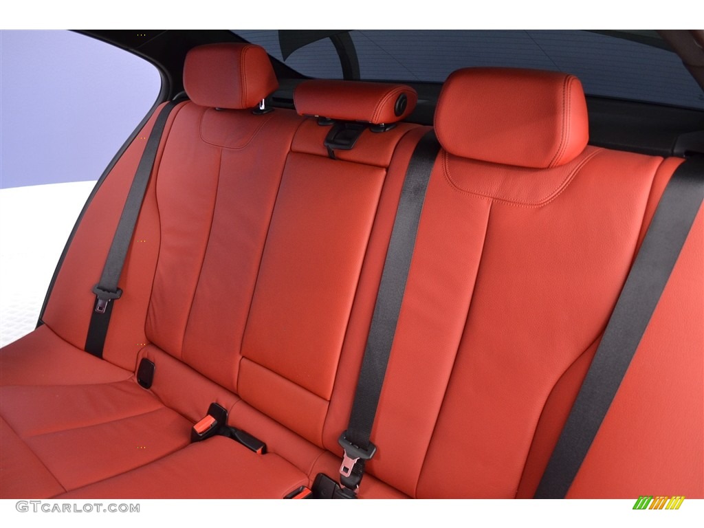 2013 3 Series 335i Sedan - Black Sapphire Metallic / Coral Red/Black photo #14