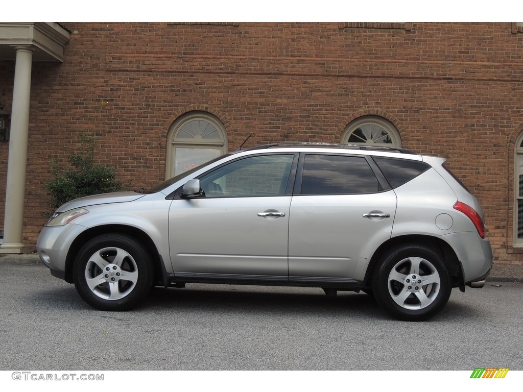 2003 Murano SL - Sheer Silver Metallic / Charcoal photo #13