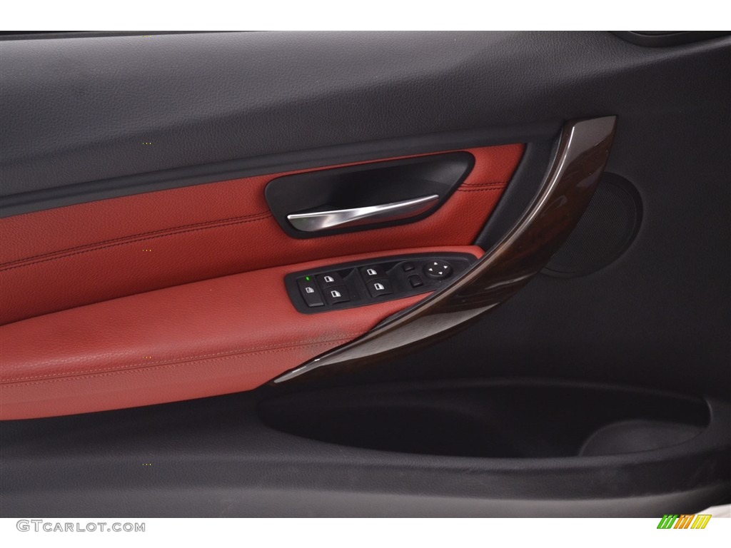 2013 3 Series 335i Sedan - Black Sapphire Metallic / Coral Red/Black photo #21