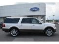 2016 White Platinum Metallic Tricoat Ford Expedition King Ranch 4x4  photo #2