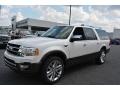 2016 White Platinum Metallic Tricoat Ford Expedition King Ranch 4x4  photo #3