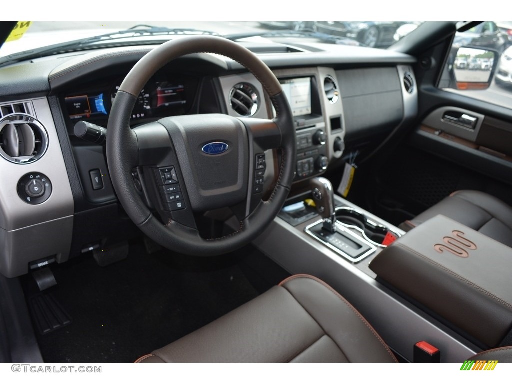 King Ranch Mesa Brown/Ebony Interior 2016 Ford Expedition King Ranch 4x4 Photo #113423525