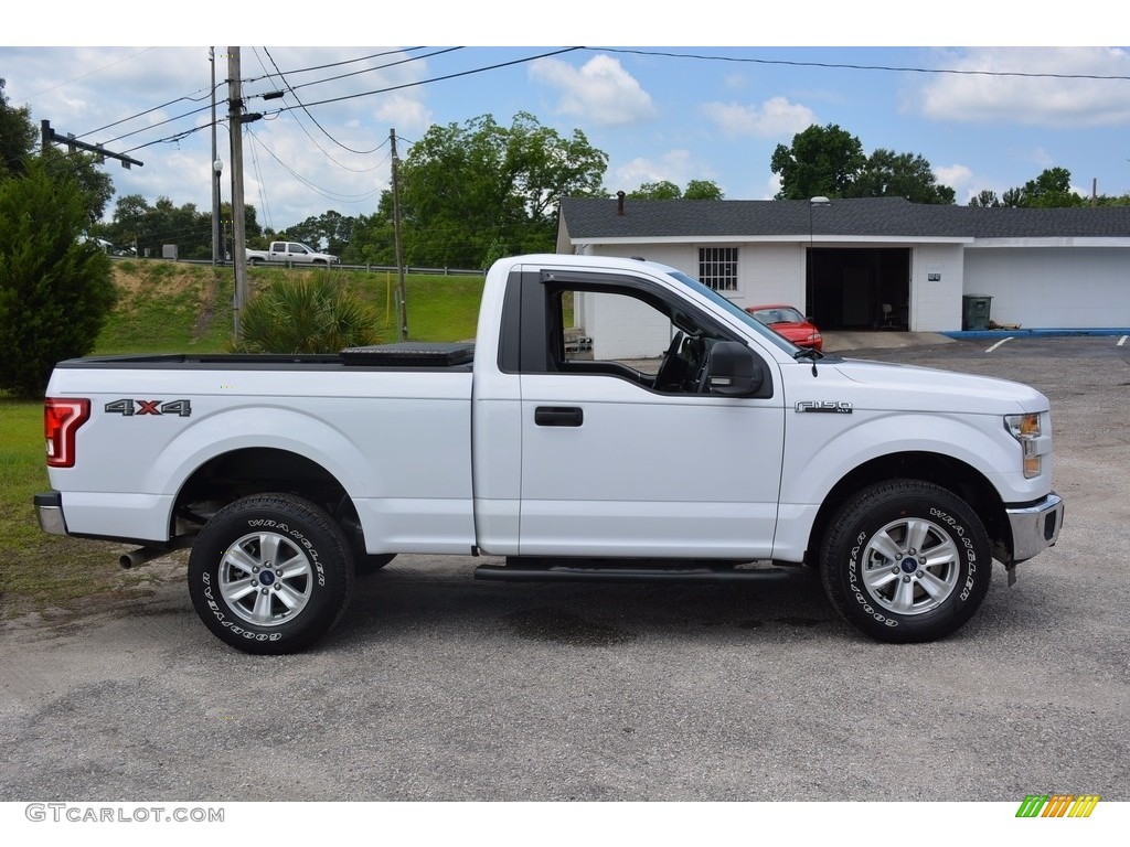 Oxford White 2016 Ford F150 XLT Regular Cab 4x4 Exterior Photo #113423648