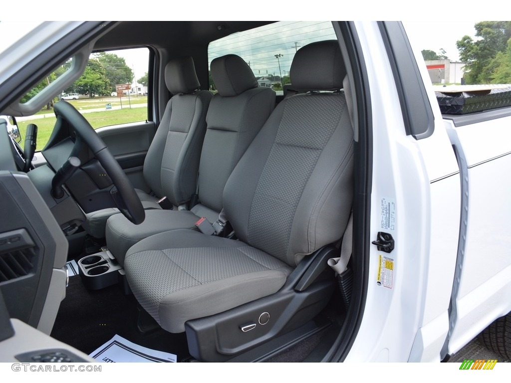 2016 F150 XLT Regular Cab 4x4 - Oxford White / Medium Earth Gray photo #18