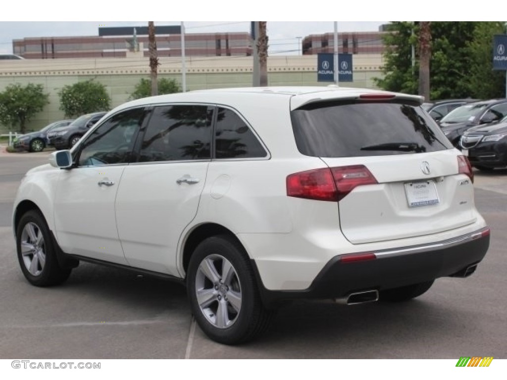 2013 MDX SH-AWD - Aspen White Pearl / Parchment photo #5