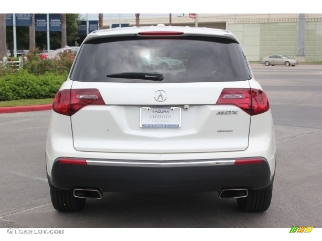 2013 MDX SH-AWD - Aspen White Pearl / Parchment photo #6
