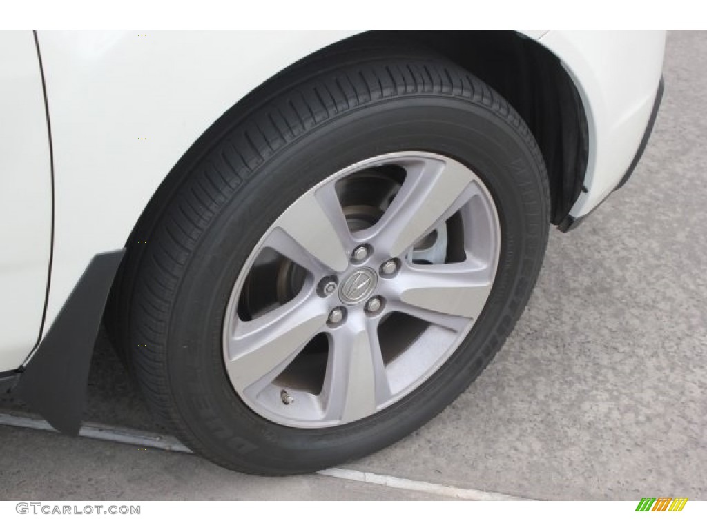 2013 MDX SH-AWD - Aspen White Pearl / Parchment photo #12