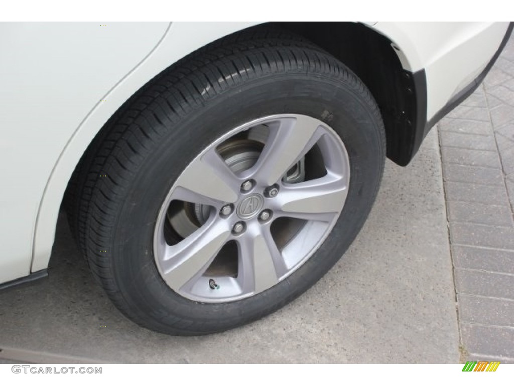 2013 MDX SH-AWD - Aspen White Pearl / Parchment photo #14