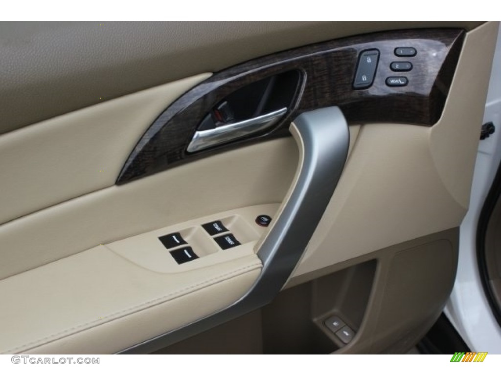 2013 MDX SH-AWD - Aspen White Pearl / Parchment photo #15