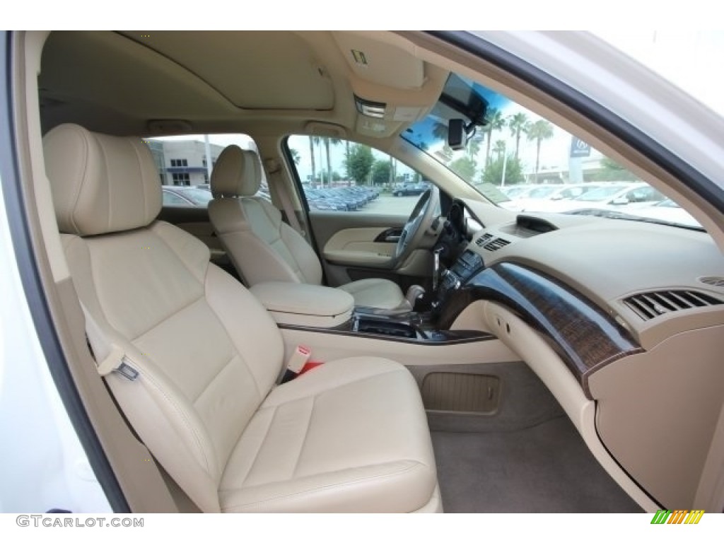 2013 MDX SH-AWD - Aspen White Pearl / Parchment photo #34
