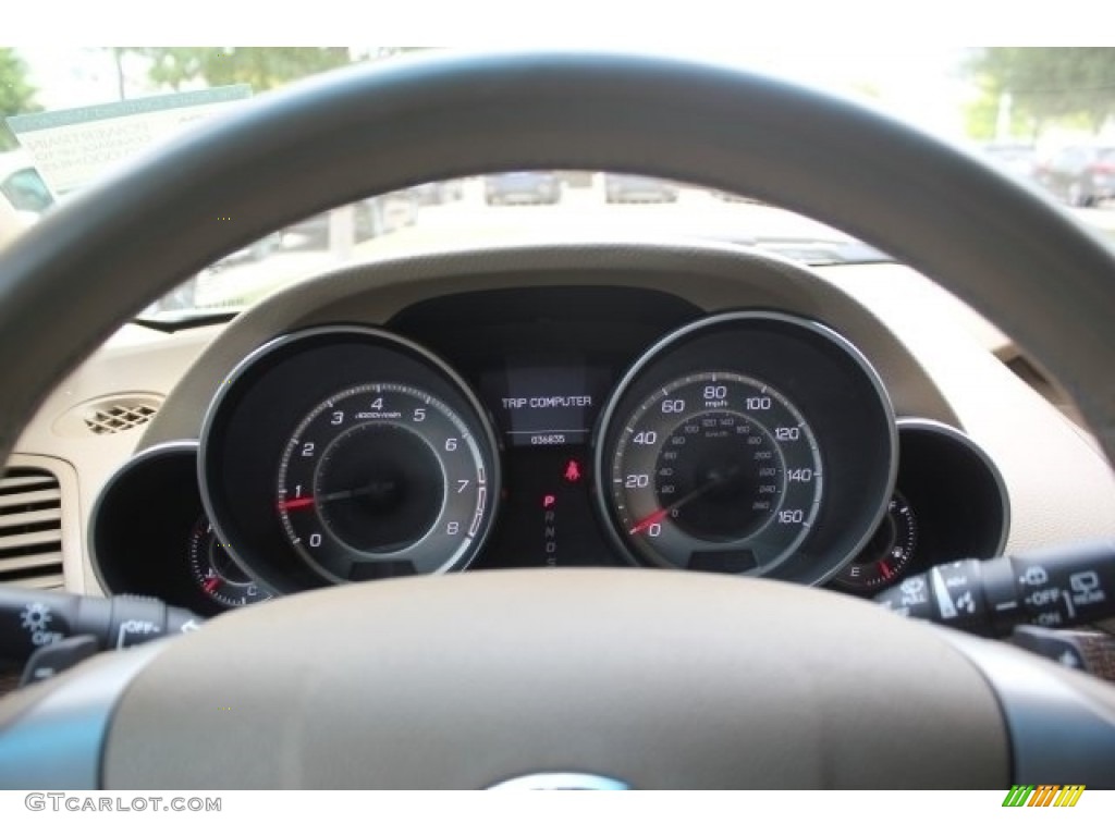 2013 MDX SH-AWD - Aspen White Pearl / Parchment photo #46