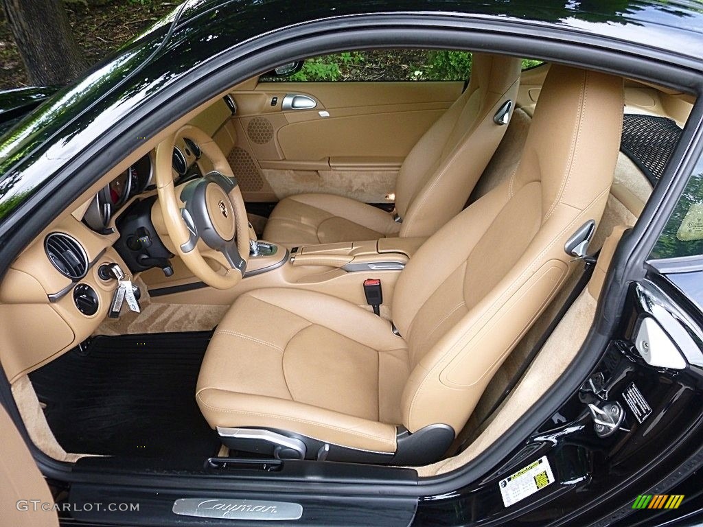 Sand Beige Interior 2009 Porsche Cayman Standard Cayman Model Photo #113427683