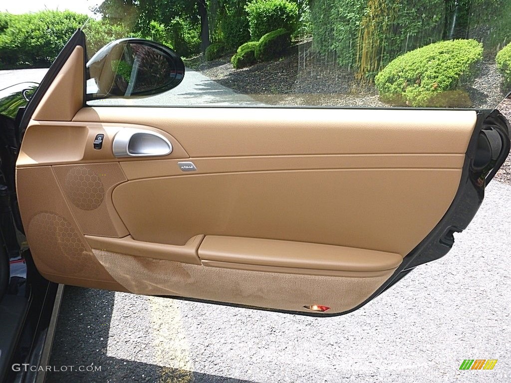 2009 Porsche Cayman Standard Cayman Model Sand Beige Door Panel Photo #113427752