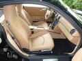 2009 Porsche Cayman Sand Beige Interior Front Seat Photo
