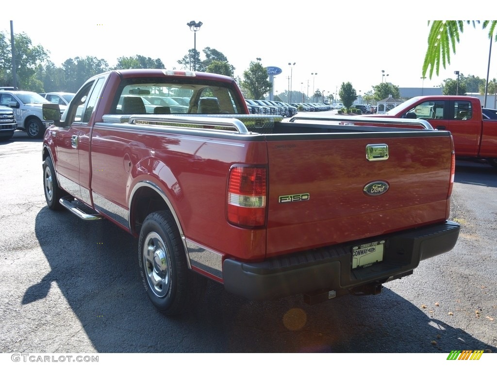 2008 F150 XL Regular Cab - Bright Red / Tan photo #7