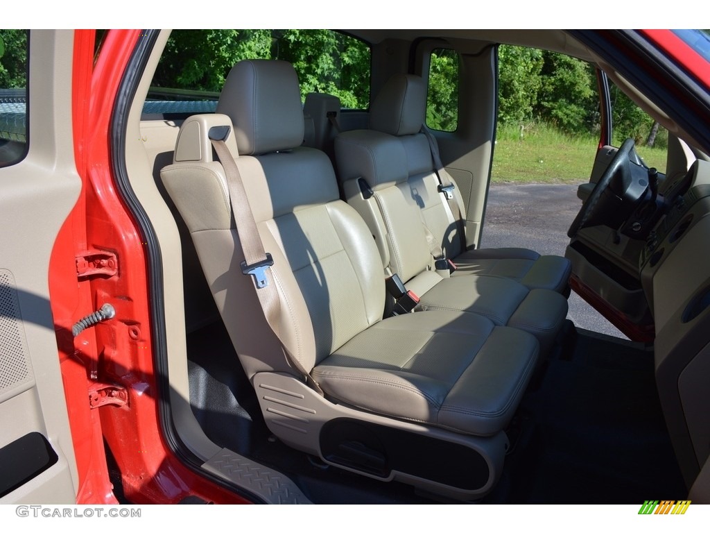 2008 F150 XL Regular Cab - Bright Red / Tan photo #18