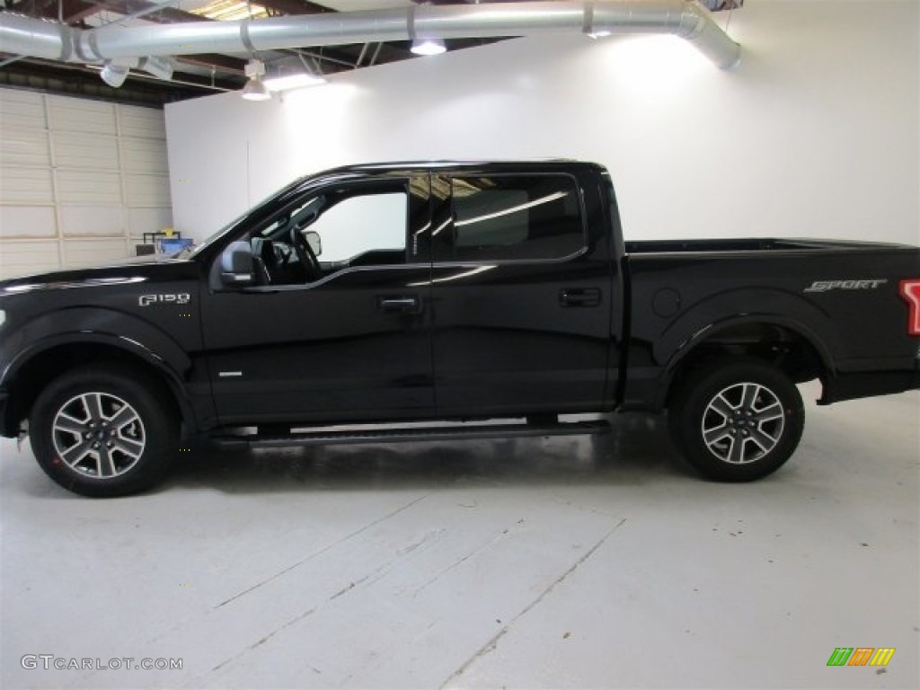 2016 F150 XLT SuperCrew - Shadow Black / Black photo #4