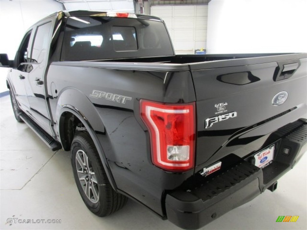 2016 F150 XLT SuperCrew - Shadow Black / Black photo #5