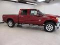 2016 Ruby Red Metallic Ford F250 Super Duty Lariat Crew Cab 4x4  photo #8