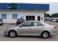 2013 Champagne Mica Toyota Camry LE  photo #2