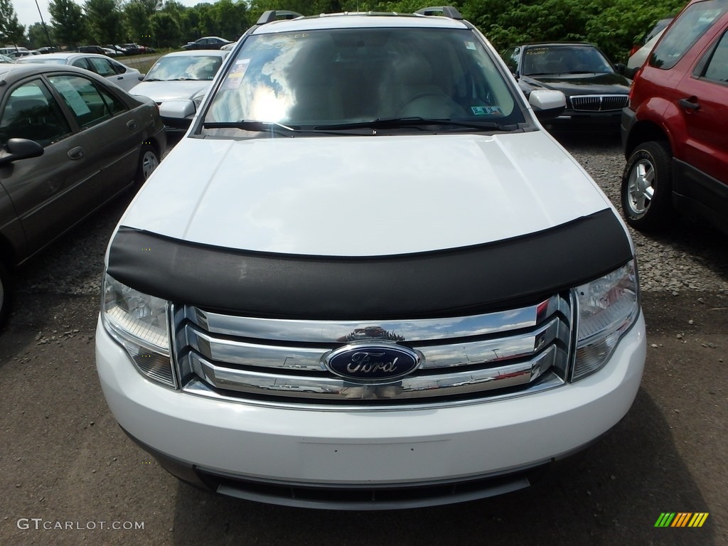 2008 Taurus X SEL AWD - Oxford White / Camel photo #6